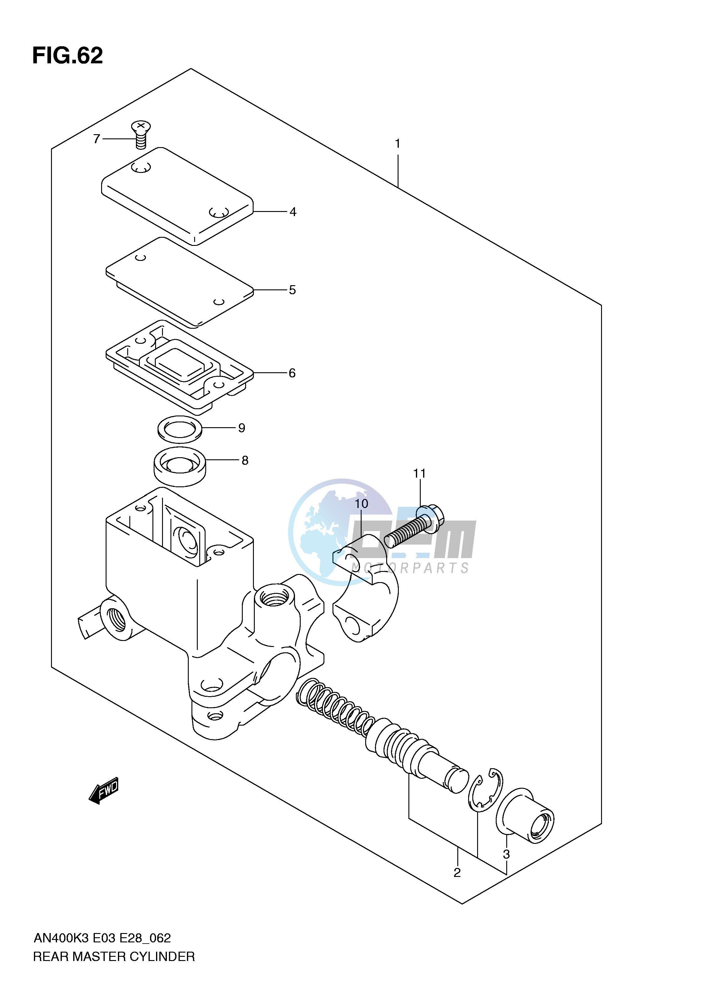 REAR MASTER CYLINDER