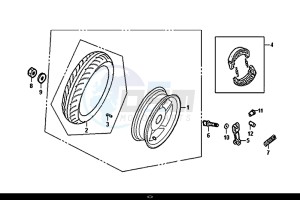 FIDDLE III 50 (XA05W5-EU) (L8-M0) drawing REAR WHEEL