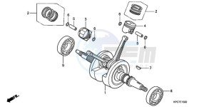 XL125VA E / MKH drawing CRANKSHAFT/PISTON