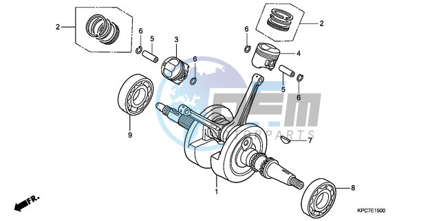 CRANKSHAFT/PISTON