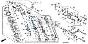 CRF150R9 Australia - (U) drawing REAR CUSHION