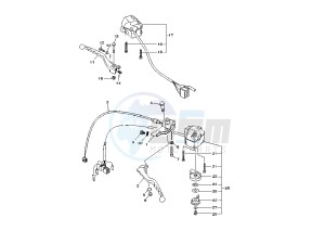 XVS DRAG STAR 125 drawing HANDLE SWITCH – LEVER