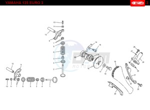 RS2-125-NACKED-BLACK drawing VALVES - DISTRIBUTION CHAIN  Yamaha 125 EURO-3