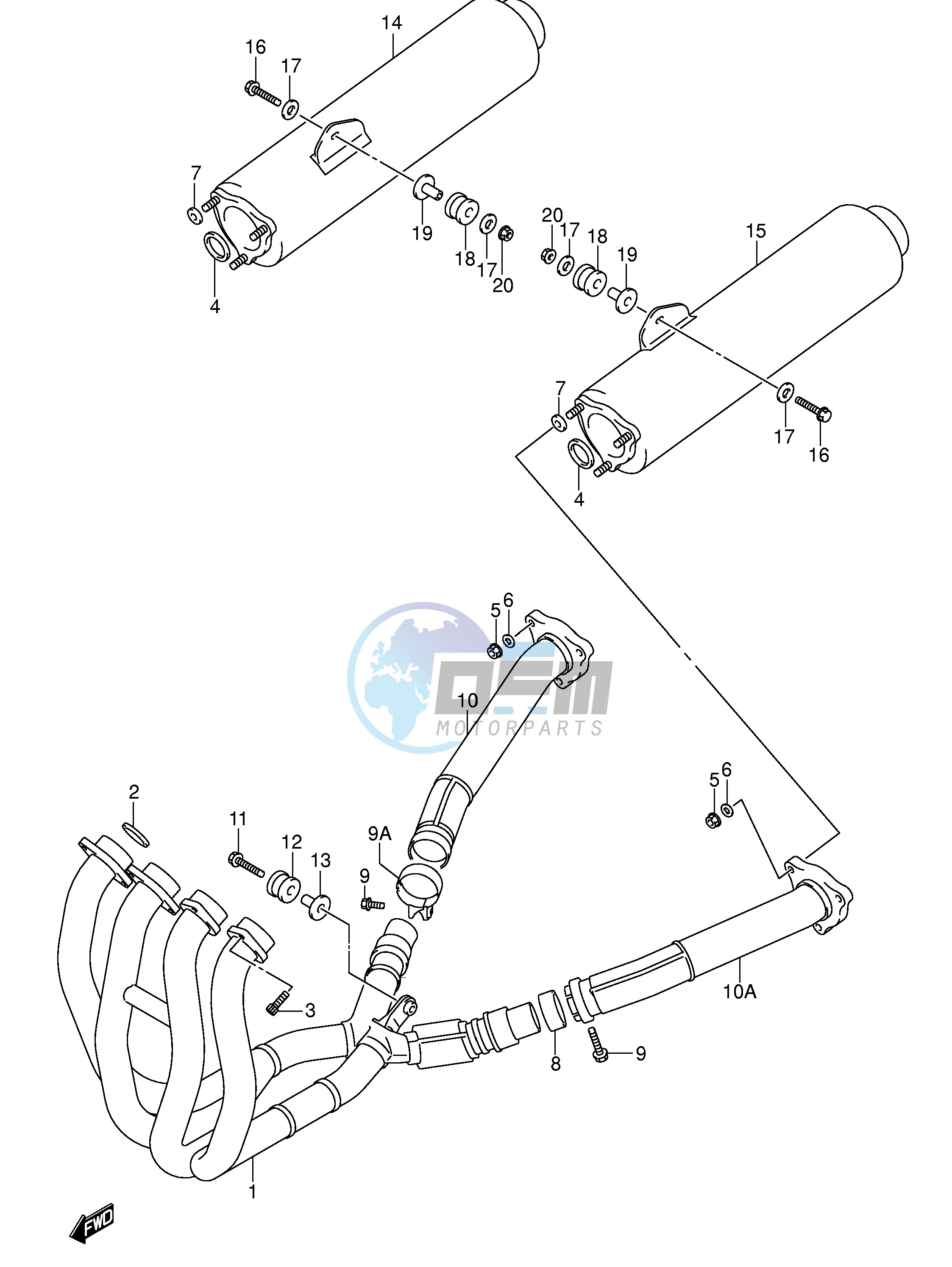 MUFFLER (MODEL K2 K3)