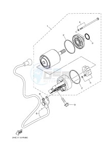 YXZ1000R SS YXZ10YESJ YXZ1000R SS (B0F3) drawing STARTING MOTOR