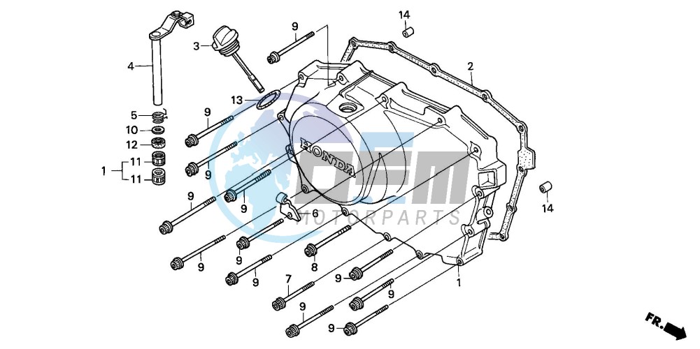 RIGHT CRANKCASE COVER