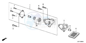 CRF70FC drawing OIL PUMP