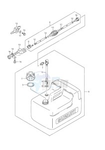 DF 9.9 drawing Fuel Tank