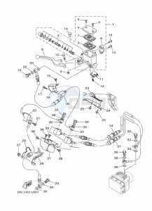 YZF320-A YZF-R3 (B7P1) drawing FRONT MASTER CYLINDER