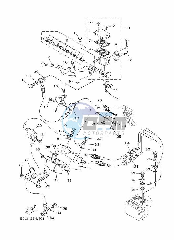 FRONT MASTER CYLINDER