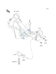 KX 65 A [KX65 MONSTER ENERGY] (A6F - A9FA) A7F drawing IGNITION SYSTEM