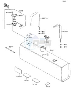 KAF 540 D [MULE 2020] (D1) [MULE 2020] drawing FUEL TANK