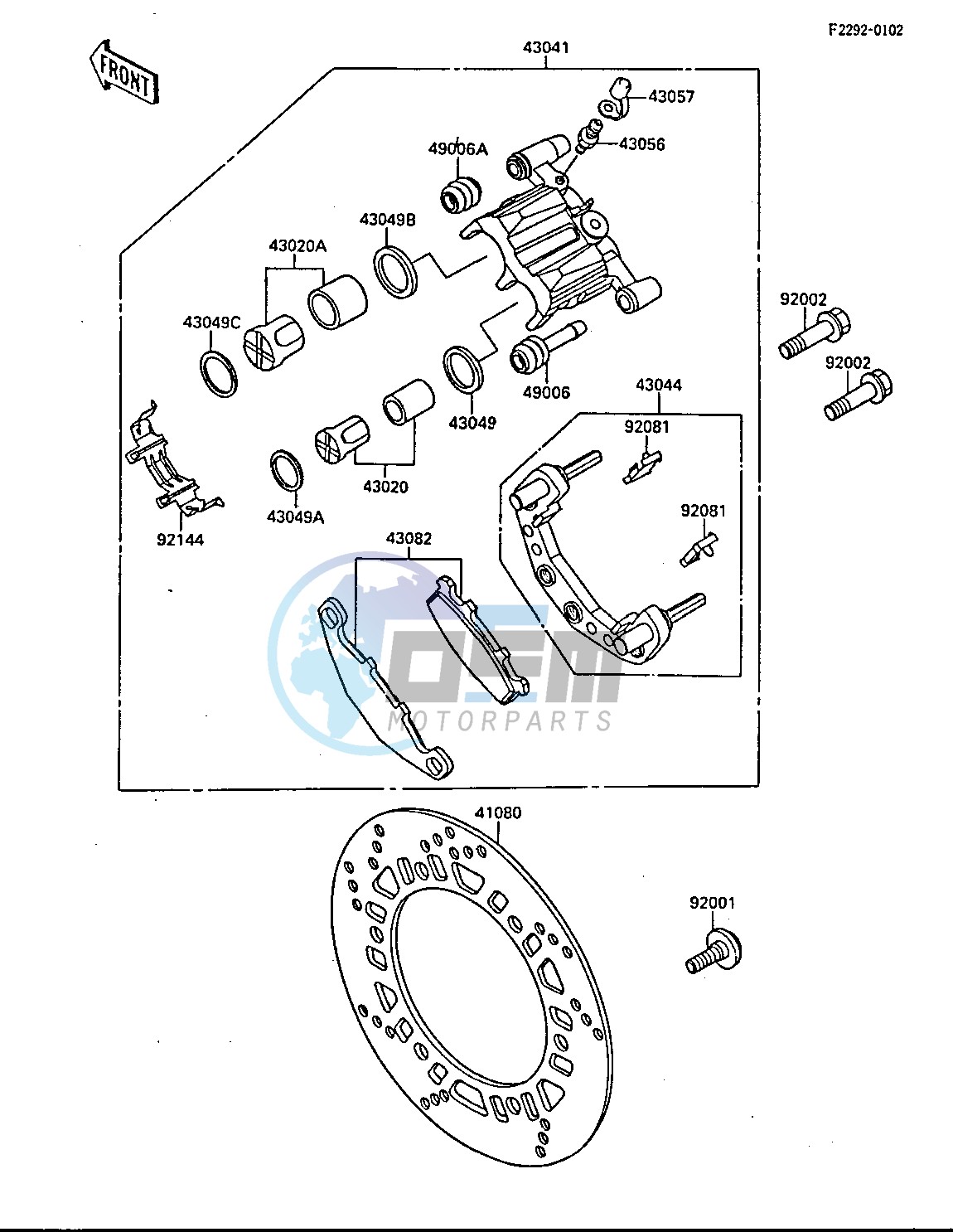 FRONT BRAKE-- 01648&NAMI.- -