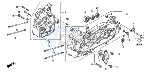 SH150S 125 drawing CRANKCASE