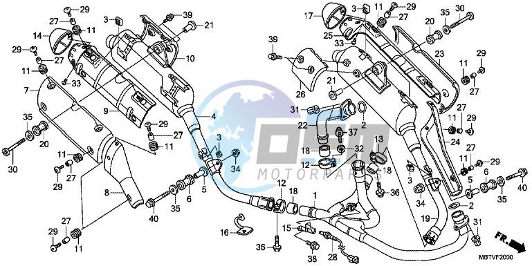 EXHAUST MUFFLER