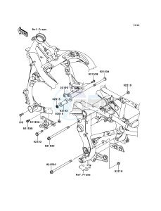 ER-6n ER650A6S GB XX (EU ME A(FRICA) drawing Engine Mount