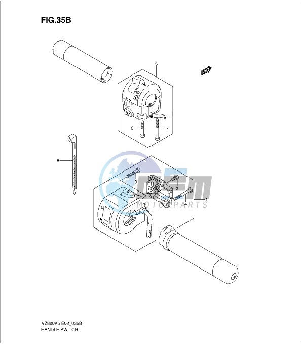 HANDLE SWITCH (MODEL K9)