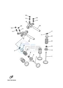 YFM700FWBD KODIAK 700 EPS (BGFN) drawing VALVE