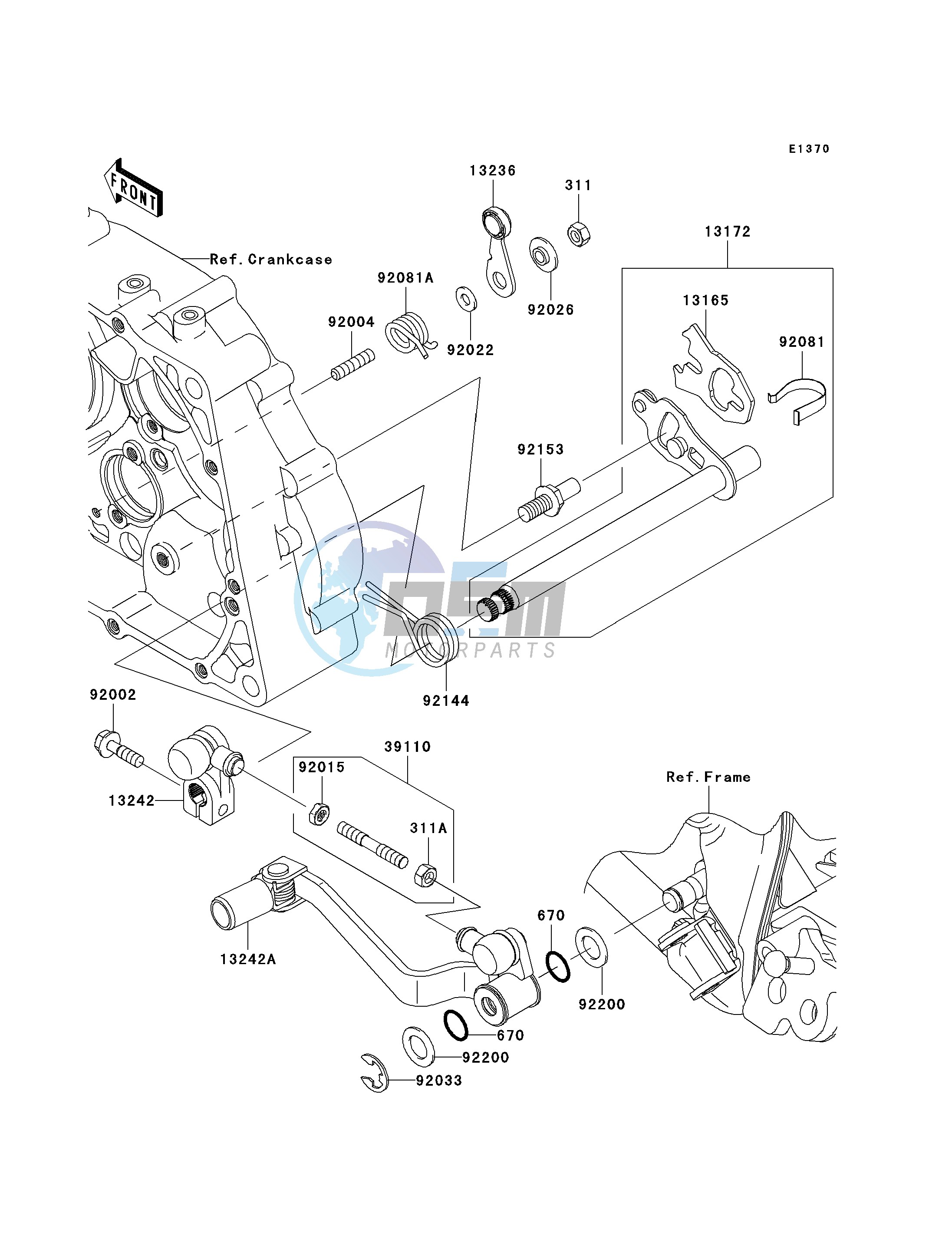 GEAR CHANGE MECHANISM