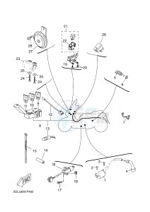 YP250R X-MAX 250 (2DL4 2DL4 2DL4) drawing ELECTRICAL 2