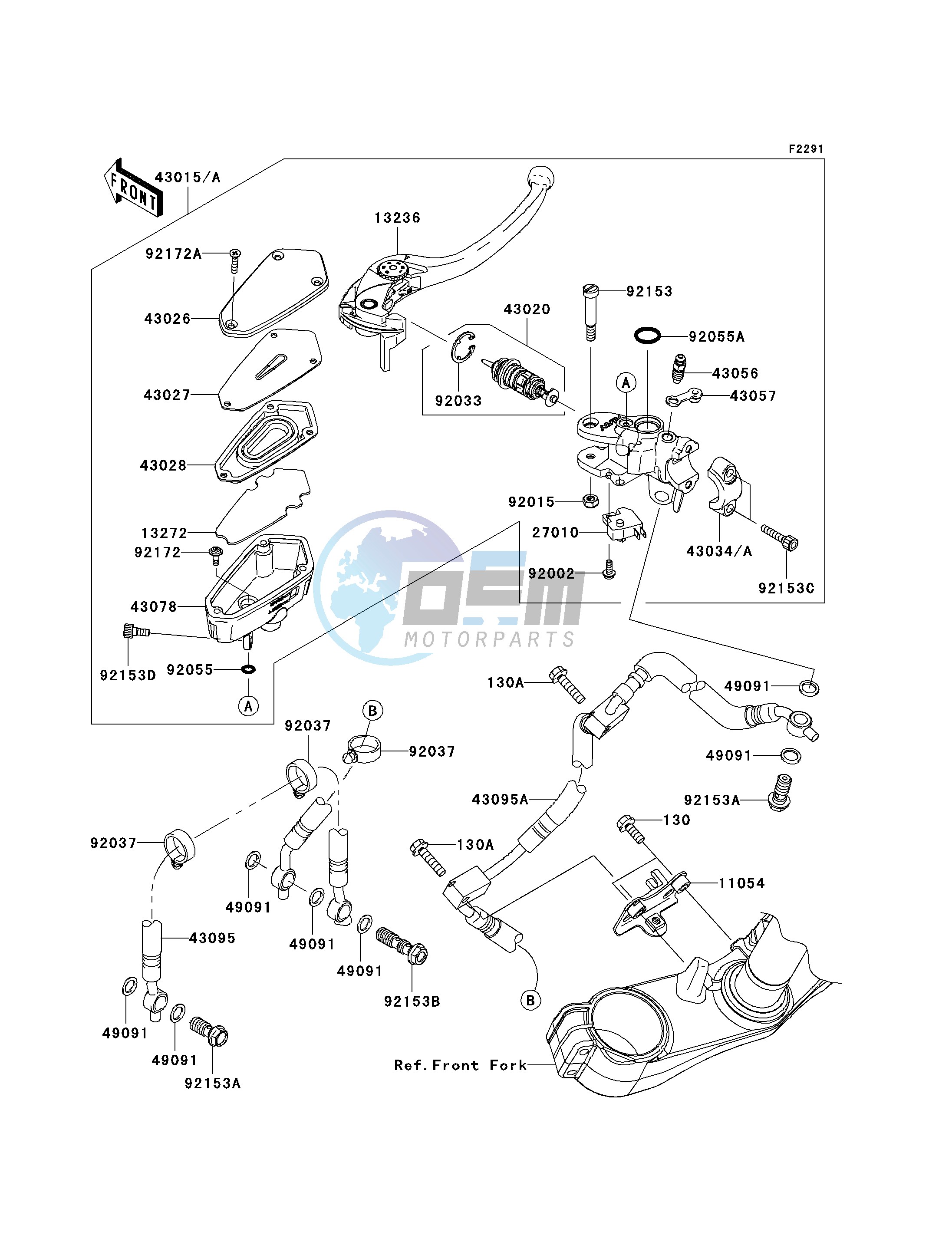 FRONT MASTER CYLINDER