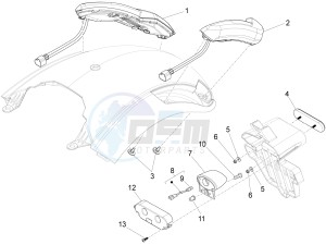 Audace 1400 1380 drawing Rear lights