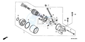 CRF450X9 U drawing STARTING MOTOR