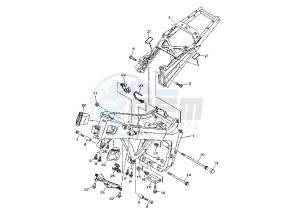 TDM 900 drawing FRAME