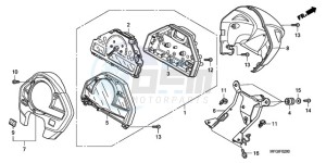 CB600FAA F / ABS CMF 25K drawing METER