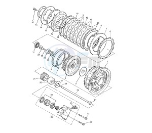 XJR 1300 drawing CLUTCH