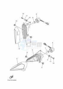 YFM700R (BMD6) drawing HEADLIGHT