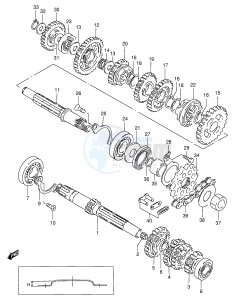 GS125 (E1) drawing TRANSMISSION