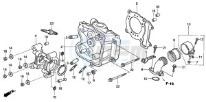 SES125 drawing CYLINDER HEAD