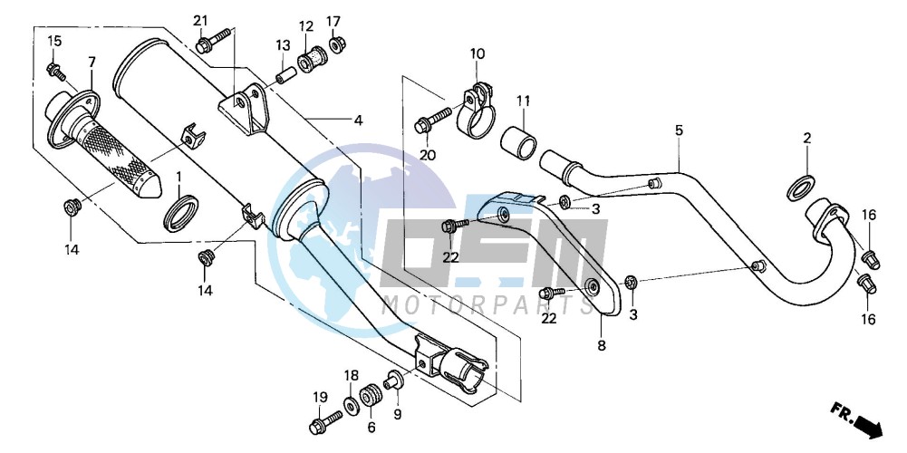 EXHAUST MUFFLER