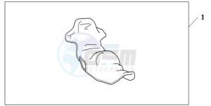 GL1800A UK - (E / MKH) drawing SEAT COVER