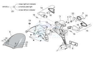 RSV 4 1000 APRC Factory Std SE drawing Rear body II