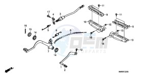 TRX250TMC drawing PEDAL/ STEP