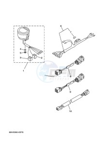 FL115A drawing SPEEDOMETER