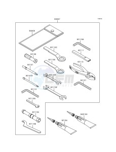 ZR 750 F [ZR-7] (F1) drawing OWNERS TOOLS