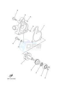 YFZ450R YFZ45YSSH YFZ450R SPECIAL EDITION (BW26) drawing WATER PUMP