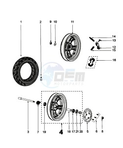 KISBEE A NX drawing WHEELS