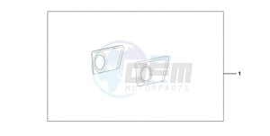 VT750CA9 Europe Direct - (ED / MME) drawing CHROME SWINGARM P