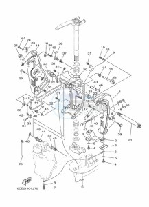 FL300BETX drawing FRONT-FAIRING-BRACKET