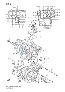 GSX-R750 (E3-E28) drawing CRANKCASE