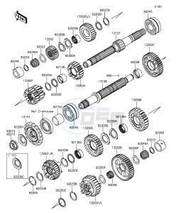 Z1000 ZR1000FEFA FR GB XX (EU ME A(FRICA) drawing Transmission