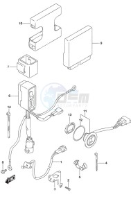 DF 40A drawing PTT Switch/Engine Control Unit