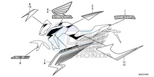 CB650FE CB650F 2ED - (2ED) drawing MARK