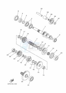 YFM700FWAD GRIZZLY 700 EPS (BDE2) drawing TRANSMISSION