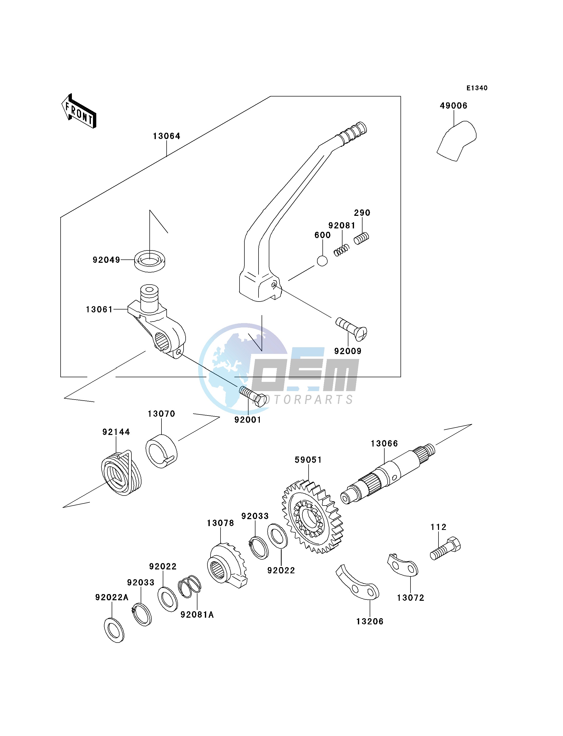 KICKSTARTER MECHANISM