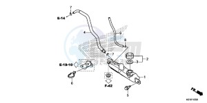 SH125ADSE SH125ADS UK - (E) drawing RESERVE TANK